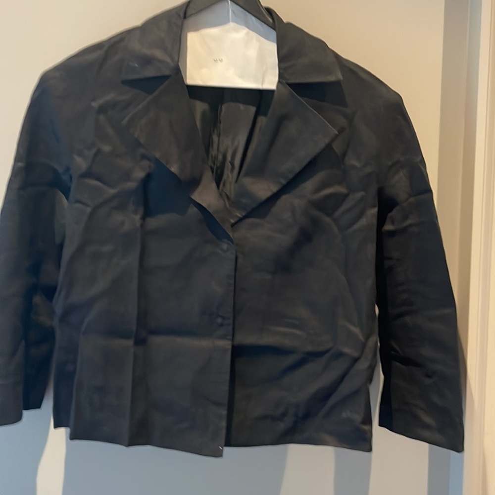 DKNY linen blazer
